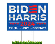 Biden Harris 2024 Yard Lawn Double sided Sign 12