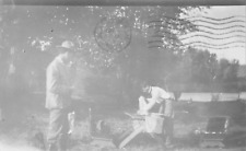 RPPC Gooding Idaho Camp Preparing the Meal 1909 Real Photo Postcard 9489 picture