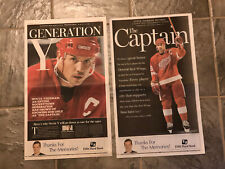 2006 Detroit Red Wings Hockey Newspaper.  Steve Yzerman Retires picture