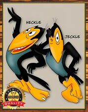 Heckle and Jeckle - Terrytoons - Rare - Metal Sign 11 x 14 picture