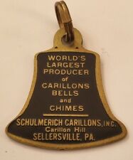Vintage Schulmerich World's Largest Producer Carillons Bells Chimes Metal Emblem picture