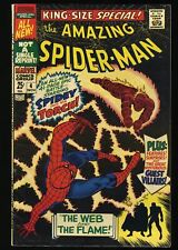 Amazing Spider-Man Annual #4 VF- 7.5 Human Torch Mysterio Marvel 1967 picture