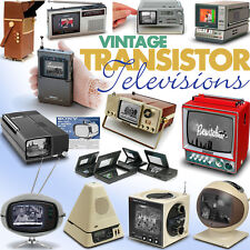 Vintage Transistor Televisions Sony JVC Sinclair Philco Safari TV collector book picture