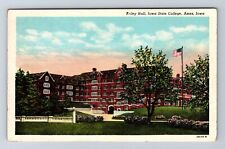 Ames IA-Iowa, Iowa State College, Friley Hall, Souvenir Vintage Postcard picture
