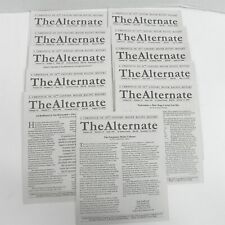 VTG 2004 THE ALTERNATE LOT OF 11 ISSUES MOTOR RACING HISTORY NEWSLETTER MAILOUT picture