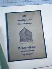 Perlberg + Halpin Musical Merchandise Catalog 1927 New York NY  picture