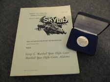NASA APOLLO/SKYLAB STERLING 1973 LONGINES WITTNAUER W/BOX + MSFC MISSION REPORT picture