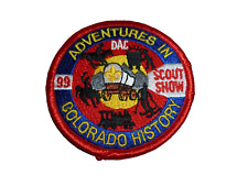 Adventures in Colorado History 1999 Scout Show Patch Vintage picture