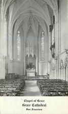 San Francisco CA Chapel of Grace Cathedral pm 1958 Postcard picture