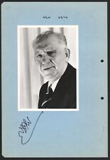 Moshe Baram Autograph and photo, ISRAEL 1974,  Minister of Labour picture
