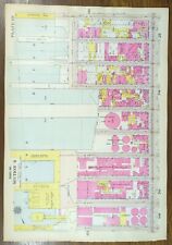1916 HELLS KITCHEN MANHATTAN NEW YORK CITY Street Map ~ West 41st - West 50th St picture