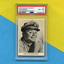Original 1965 McHale’s Navy Trading Card #1 PSA 8 picture