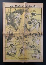 The Pittsburgh Press The Pride of Pittsburgh Pirates Roberto Clemente MLB (1971) picture