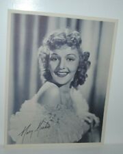 1940 Mary Martin, Standard Oil premium 8x10 photo, NRMT, movie star picture