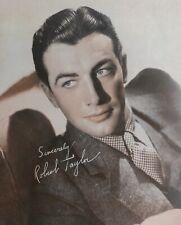 Robert Taylor Vintage 1930s - 40s Hollywood Litho Print 8x10