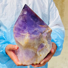23.59lb Huge Natural Amethyst Drill Purple Quartz Crystal Point Healing Specimen picture