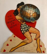 1940s Wonder Woman Valentine Card picture