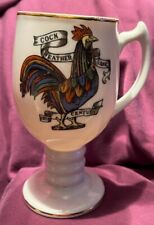 Mug Vintage Rooster WEATHER VANE Porcelain Gold Trim gift farm house picture
