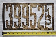 RARE 1913 Ilinois License Plate picture
