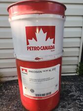 VINTAGE PETRO-CANADA CAN BARREL 20 GALLON OIL GAS METAL DRUM ADVERTISING RARE picture