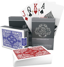 Bullets Playing Cards – Two Decks of Poker Cards – Waterproof Plastic – Easy to picture