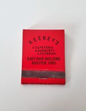 Vintage Keeney's Empire Room Matchbook - Wooster Ohio - Front Strike picture