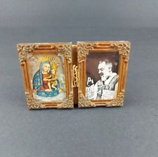 Padre Pio & Madonna and Child Religious Catholic Standing Picture Frame 4
