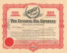 General Oil Co. - Stock Certificate - Oil Stocks and Bonds picture