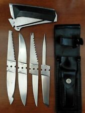 Vintage Seki Robert Wrench Design WRAVEN Multi Blade Hunting Knife Rare Japan picture