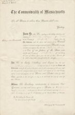 ALEXANDER H. BULLOCK - CIVIL APPOINTMENT SIGNED 08/22/1867 WITH CO-SIGNERS picture