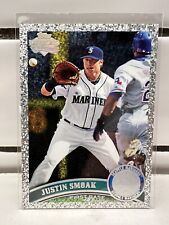 2011 Topps Diamond Anniversary Justin Smoak Rookie #483 Seattle Mariners RC SP picture