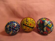 COLLECTION OF THREE VINTAGE NOISE MAKERS ~ KIRCHHOFF ? ~ GOOD CONDITION picture