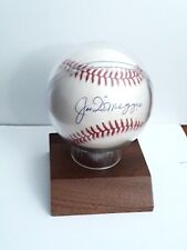 JOE DIMAGGIO AUTOGRAPHED ENCAPSULATED RAWLINGS OFFICIAL AMERICAN LEAGUE BASEBALL picture