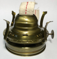 New #2 Antique Brass Mason, Fruit Jar Oil Lamp Burner Adapter With Wick #MB286A picture