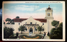 Vintage Postcard 1915 Texas State Bldg., Panama-Pacific Expo, San Francisco, CA picture