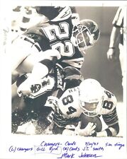 LG895 1987 Orig Photo GIL BYRD St Louis Cardinals vs San Diego Chargers Football picture