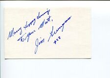 Jim Greengrass Philadelphia Phillies Cincinnati Redlegs Reds Signed Autograph picture
