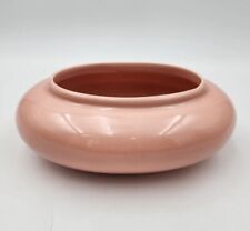 Vintage Haeger Pottery Vase #4331 Oval Peach Pink Planter 1986 Paper Label 7