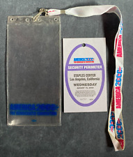 2000 Democratic National Convention August 16 Security Perimeter Badge Lanyard picture