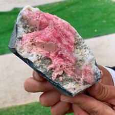 485G Mineral Specimens of Natural rhodochrosite and Chalcopyrite Coexistence picture
