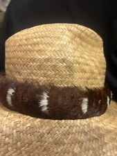 VINTAGE HAWAIIAN PHEASANT FEATHER HAT BAND 24” picture