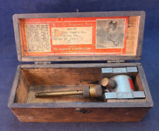 Vintage DuMont Minute Man Magnetic Base - Surface Gage w/ Decal in Wooden Box picture