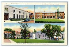 c1920's William Pynchon Memorial Building & Museum View Springfield MA Postcard picture