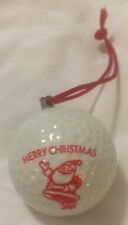 Merry Christmas Santa Golf Ball Ornament Holiday Tree Decor Gift Stocking Stuffr picture