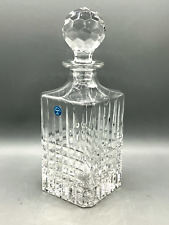 Tiffany & Company Crystal Decanter & Stopper Plaid Pattern picture
