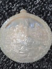 Rare Antique Early 19th Century Hand Carved Bethlehem Mother Pearl Nacre Shell picture