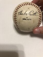 babe ruth signed baseball picture