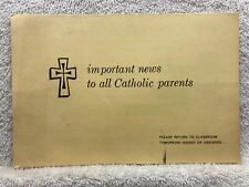 1960's 1970's Encyclopedia Britannica Catholic Contributors Business Reply Card picture