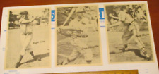 BASEBALL 3 LOT,1949 All Star Photo Pack: RALPH KINER,ENOS SLAUGHTER,MARTY MARION picture