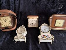 Lot Of 5 Vintage Clocks - May Or May Not Work picture